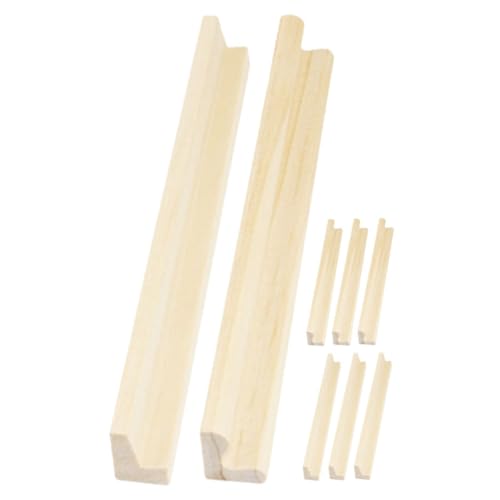 FRCOLOR 8 Stück Teiliges Holz Domino Halter Set Stabile Spielkarten Ablage mit Glatten Kanten Vielseitiger Buchstabenständer für Domino und Alphabet Bastelprojekte Natürliche Holzqualität FRCOLOR 8 Stück Teiliges Holz Domino Halter Set Stabile Spielkarten Ablage mit Glatten Kanten Vielseitiger Buchstabenständer für Domino und Alphabet Bastelprojekte Natürliche Holzqualität von FRCOLOR