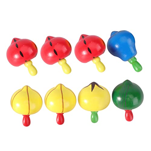 FRCOLOR 8 Stück Teiliges Holz Gyroskop für Kreatives Koordinationsspielzeug mit Buntem Fruchtmuster Geeignet für Jungen und Mädchen Fördert die Hand Augen Koordination und Ist für FRCOLOR 8 Stück Teiliges Holz Gyroskop für Kreatives Koordinationsspielzeug mit Buntem Fruchtmuster Geeignet für Jungen und Mädchen Fördert die Hand Augen Koordination und Ist für von FRCOLOR