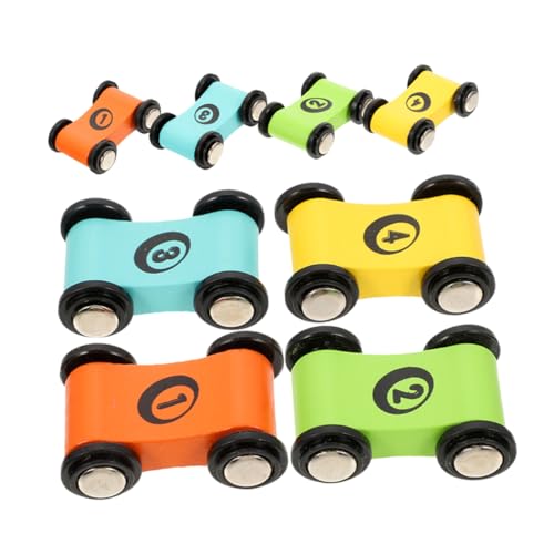 FRCOLOR 8 Stück Teiliges Holz Rennauto Spielzeugset für Interaktives Holzspielzeug Kommunikationsfähigkeiten Geeignet für Partys und Kreatives Farben Sicher und Praktisch FRCOLOR 8 Stück Teiliges Holz Rennauto Spielzeugset für Interaktives Holzspielzeug Kommunikationsfähigkeiten Geeignet für Partys und Kreatives Farben Sicher und Praktisch von FRCOLOR