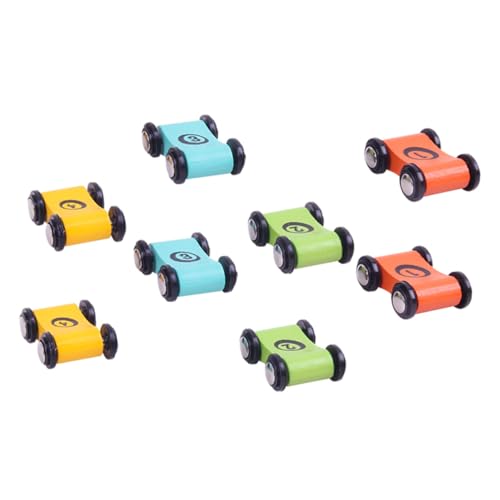 FRCOLOR 8 Stück Teiliges Holz Rennbahn Spielset mit Farbigen Mini Rennwagen Interaktives Kinderspielzeug Hand Auge Koordination und Kreativität Batteriefrei für Jungen und Mädchen FRCOLOR 8 Stück Teiliges Holz Rennbahn Spielset mit Farbigen Mini Rennwagen Interaktives Kinderspielzeug Hand Auge Koordination und Kreativität Batteriefrei für Jungen und Mädchen von FRCOLOR