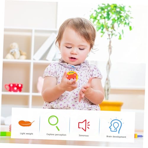 FRCOLOR 8 Stück Teiliges Holz kastagnetten Bunten Tiermotiven Pädagogisches Musikspielzeug für Kleinkinder Gehör Hand Auge koordination und Spielerischem Lernen von FRCOLOR