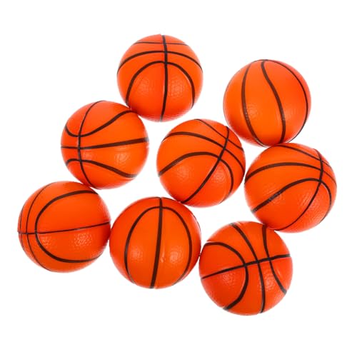 FRCOLOR 8 Stück Teiliges Kleine Basketball Stressbälle aus PU Schaumstoff Weiche Stress Spielzeuge für Fördert Griffkraft und Feinmotorik als Partygeschenk und Lernhilfe FRCOLOR 8 Stück Teiliges Kleine Basketball Stressbälle aus PU Schaumstoff Weiche Stress Spielzeuge für Fördert Griffkraft und Feinmotorik als Partygeschenk und Lernhilfe von FRCOLOR