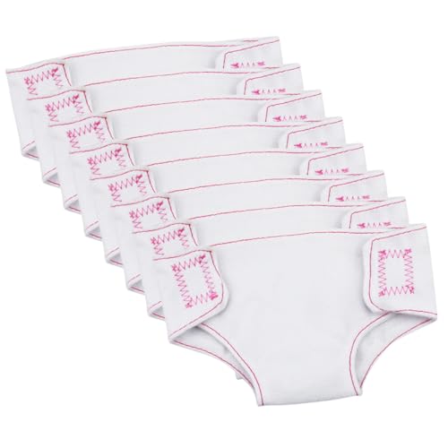 FRCOLOR 8 Stück Teiliges Mini Puppenunterwäsche aus Waschbarem Hautfreundlich und Wiederverwendbar Geeignet als Puppenfoto Requisiten und Zubehör für Dolls Verschiedene Designs für DIY von FRCOLOR