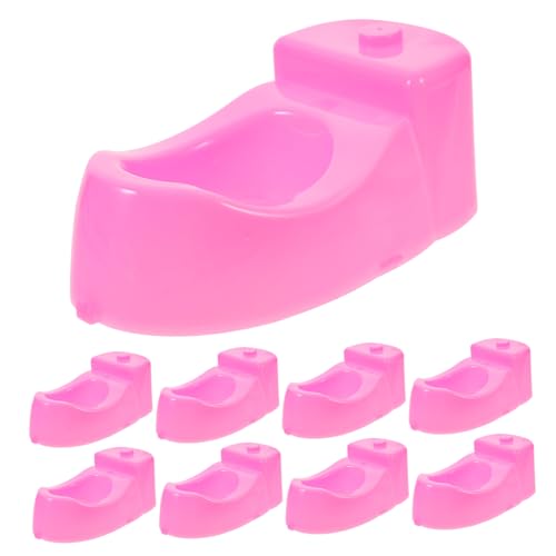 FRCOLOR 8 Stück Teiliges Mini Toilettensitz Detailreiches Kunststoff Miniatur Badezimmer Zubehör Kindgerechtes Puppenhaus Modell Vielseitig als Deko und Geeignet FRCOLOR 8 Stück Teiliges Mini Toilettensitz Detailreiches Kunststoff Miniatur Badezimmer Zubehör Kindgerechtes Puppenhaus Modell Vielseitig als Deko und Geeignet von FRCOLOR