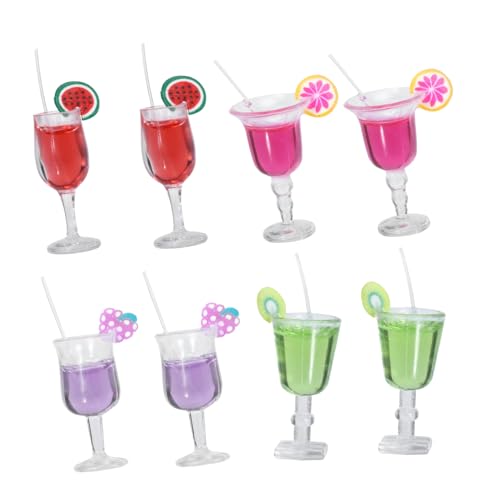 FRCOLOR 8 Stück Teiliges Miniatur Cocktail Deko aus Resin Realistisch Gestaltete Bar Modelle für Puppenhaus Mikro Landschaft Tisch und Fotodekoration Detailreich Langlebig Farbenfroh FRCOLOR 8 Stück Teiliges Miniatur Cocktail Deko aus Resin Realistisch Gestaltete Bar Modelle für Puppenhaus Mikro Landschaft Tisch und Fotodekoration Detailreich Langlebig Farbenfroh von FRCOLOR