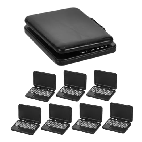 FRCOLOR 8stücke Miniatur-Laptop Kunststoff Für Puppenhäuser Faltbare Mini-computerspielzeug Für Junge Mädchen Für Rollenspiele Und Kreative Heimdekoration FRCOLOR 8stücke Miniatur-Laptop Kunststoff Für Puppenhäuser Faltbare Mini-computerspielzeug Für Junge Mädchen Für Rollenspiele Und Kreative Heimdekoration von FRCOLOR
