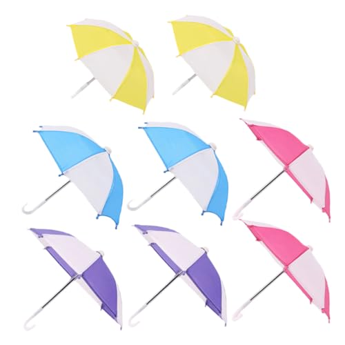 FRCOLOR 8 Stück Teiliges Miniatur Puppenschirme Bunte Kleine Sonnenschirme und Regenschirme für Puppenhaus Dekoration Realistische Textur Passende für Miniaturszenen Vielseitig für FRCOLOR 8 Stück Teiliges Miniatur Puppenschirme Bunte Kleine Sonnenschirme und Regenschirme für Puppenhaus Dekoration Realistische Textur Passende für Miniaturszenen Vielseitig für von FRCOLOR