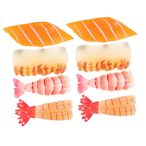 FRCOLOR 8 Stück Teiliges Realistischer Sushi Modelle Dekorative Imitationen für Fotografie und Partys Hochwertige Nachbildung für Kindergärten und Zuhause FRCOLOR 8 Stück Teiliges Realistischer Sushi Modelle Dekorative Imitationen für Fotografie und Partys Hochwertige Nachbildung für Kindergärten und Zuhause von FRCOLOR