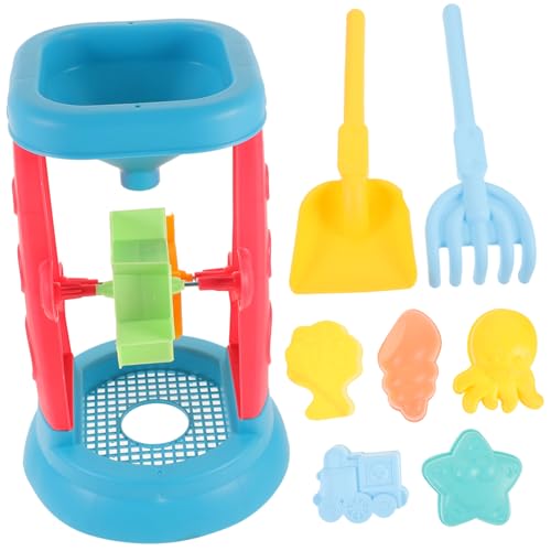 FRCOLOR 8 Stück Teiliges Sandspielzeug Set für Tragbares Strandspielzeug mit Schaufel und Förmchen Bunte Kunststoff Beach Toys Sicher und Langlebig für Kreatives Am Strand Zufällige Farbe von FRCOLOR