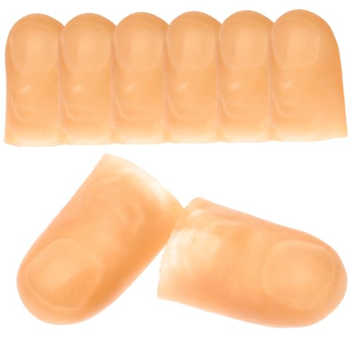 FRCOLOR 8 Stück Teiliges Set Blinkende Daumenlichter Magische Fingerlampe für Partys für Freunde Einfach zu Bedienen aus Bequemem Gefertigt von FRCOLOR