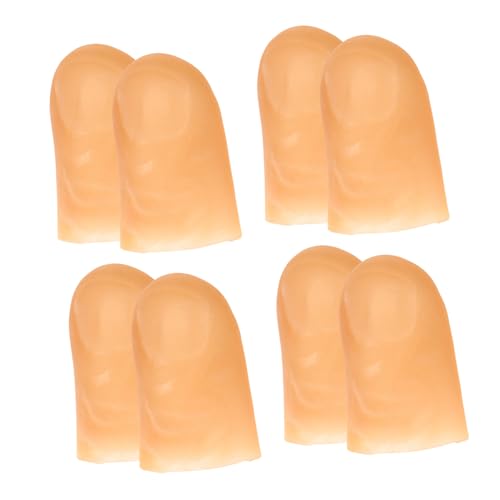 FRCOLOR 8 Stück Teiliges Set Blinkende Fingerlampen Magische Daumenlichter für Zaubertricks für Partys und Kinderunterhaltung Einfach zu Tragen Besonderen Fähigkeiten Erforderlich von FRCOLOR