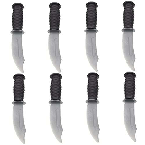 FRCOLOR 8 Stück Teiliges Set Spielzeugmesser Realistische Halloween Cutter Requisiten für Kostümpartys Sicheres und Leichtes Simulationsspielzeug für Cosplay und Scherzartikel FRCOLOR 8 Stück Teiliges Set Spielzeugmesser Realistische Halloween Cutter Requisiten für Kostümpartys Sicheres und Leichtes Simulationsspielzeug für Cosplay und Scherzartikel von FRCOLOR