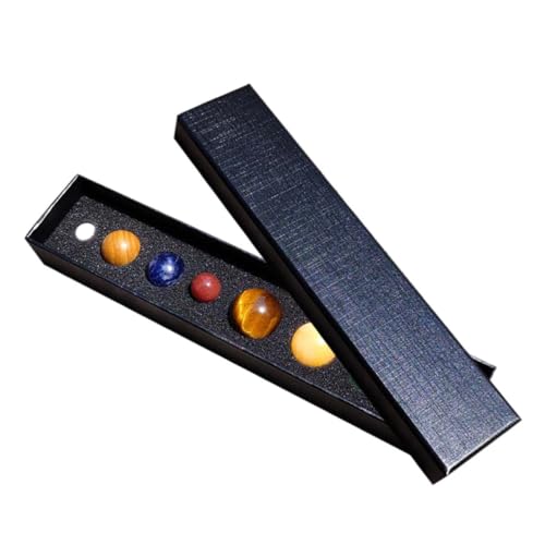 FRCOLOR 8 Stück Teiliges Sonnensystem Modell aus Natürlichen Kleines Planetenset als Dekorative Schreibtischkugel Edukatives Weltraumornament für Sammler von FRCOLOR