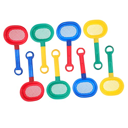 FRCOLOR 8 Stück Teiliges Strandspielzeug für Robuste Sandschaufeln und Siebe aus Kunststoff mit Langem Griff für Sandkasten Strand und Garten Kreatives Lernspielzeug für Fröhliche FRCOLOR 8 Stück Teiliges Strandspielzeug für Robuste Sandschaufeln und Siebe aus Kunststoff mit Langem Griff für Sandkasten Strand und Garten Kreatives Lernspielzeug für Fröhliche von FRCOLOR
