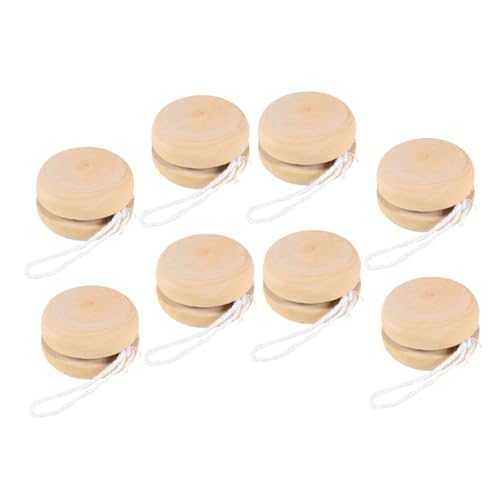 FRCOLOR 8 Stück Teiliges Unbemalte Holz Yo Yo Bälle zum Bemalen DIY Malspielzeug Robuste Holz mit Einfachen Designs Pädagogisches Zeichenspielzeug für Kreative FRCOLOR 8 Stück Teiliges Unbemalte Holz Yo Yo Bälle zum Bemalen DIY Malspielzeug Robuste Holz mit Einfachen Designs Pädagogisches Zeichenspielzeug für Kreative von FRCOLOR