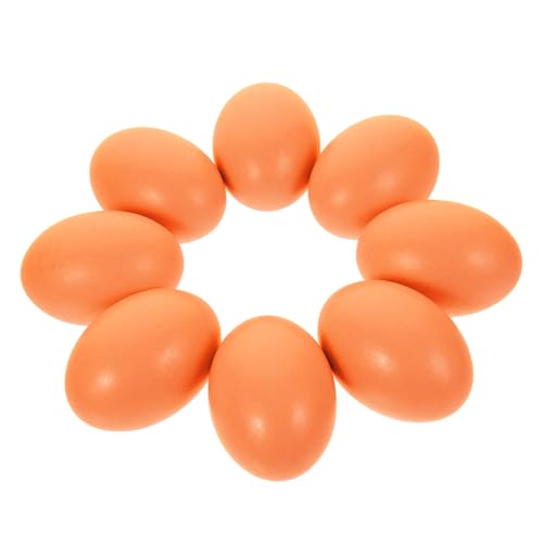 FRCOLOR 8 Stück Teiliges Unbemalter Holz Eier für Bastelarbeiten Glatte Oberfläche Sicher und Langlebig als DIY Ostereier Dekorationen und Tischdekorationen FRCOLOR 8 Stück Teiliges Unbemalter Holz Eier für Bastelarbeiten Glatte Oberfläche Sicher und Langlebig als DIY Ostereier Dekorationen und Tischdekorationen von FRCOLOR
