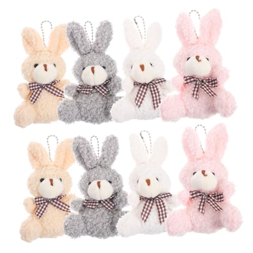FRCOLOR 8 Stück Teiliges Weicher Plüsch Kaninchen Schlüsselanhänger Mini Hase Anhänger Osterdekoration Vielseitig für Taschen Geburtstage Valentinstag Weihnachten FRCOLOR 8 Stück Teiliges Weicher Plüsch Kaninchen Schlüsselanhänger Mini Hase Anhänger Osterdekoration Vielseitig für Taschen Geburtstage Valentinstag Weihnachten von FRCOLOR