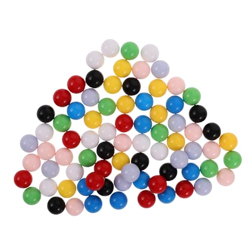 FRCOLOR 80 Stück Kleine Kugeln Murmeln Spielzeugmurmeln Kinderbälle Kinderzählbälle Puzzlespielbälle Kinderspielbälle Spielbälle Ersatzbälle Murmelbahn Spielkugeln Murmelkugeln von FRCOLOR