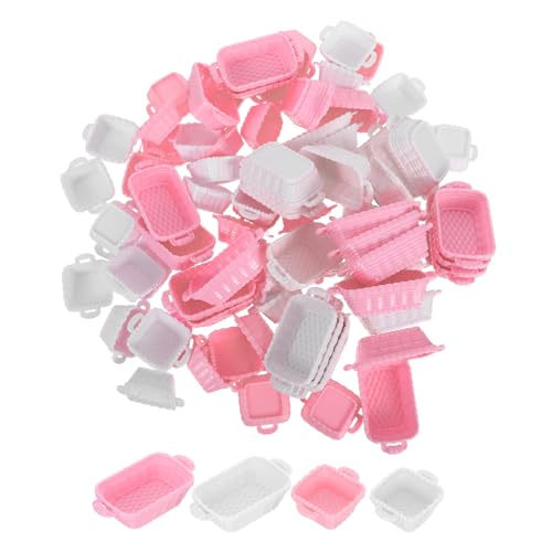 FRCOLOR 80 Stück Maßstab Mini Supermarkt Körbe Obst Brot Aufbewahrung für Lernspielzeug und Dekoration FRCOLOR 80 Stück Maßstab Mini Supermarkt Körbe Obst Brot Aufbewahrung für Lernspielzeug und Dekoration von FRCOLOR