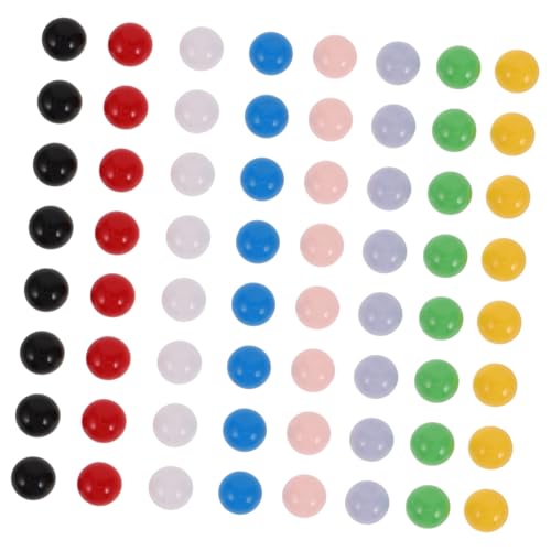 FRCOLOR 80 Stück Teiliges Einfarbiger Murmeln Spielkugeln für Solide Kunststoffbälle für Chinesische Dame Lernspielzeug Koordination Kreativität und Mathematischem Denken von FRCOLOR