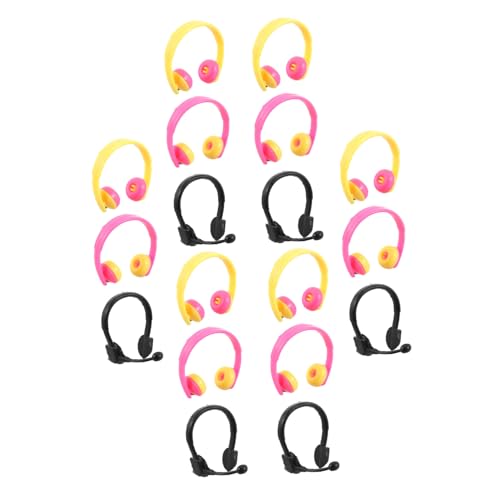 FRCOLOR 80 Stück Teiliges Mini Puppen Headset Leichte Ohrhörer und Schwarze Mikrofon Modelle Detailreiche Puppendeko für DIY Puppenzubehör und Foto Requisiten Geeignet für Puppenhäuser und FRCOLOR 80 Stück Teiliges Mini Puppen Headset Leichte Ohrhörer und Schwarze Mikrofon Modelle Detailreiche Puppendeko für DIY Puppenzubehör und Foto Requisiten Geeignet für Puppenhäuser und von FRCOLOR
