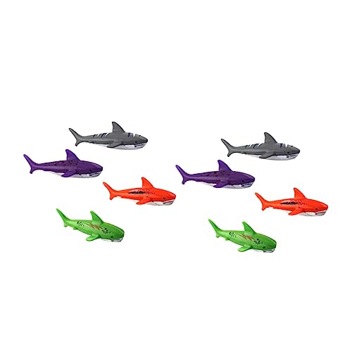 FRCOLOR 8Stücke Unterwasser Tauchspielzeug für Schwimmende Haifigur Umweltfreundliches Material für Schwimmbad Strand und Training Fördert Schwimmfähigkeiten FRCOLOR 8Stücke Unterwasser Tauchspielzeug für Schwimmende Haifigur Umweltfreundliches Material für Schwimmbad Strand und Training Fördert Schwimmfähigkeiten von FRCOLOR