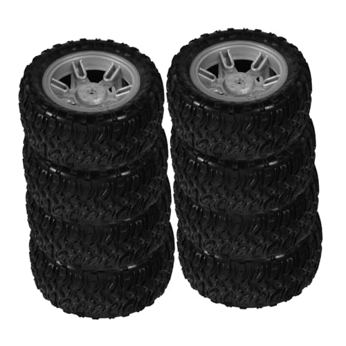 FRCOLOR 8stücke Gummireifen Für Spielzeugautos DIY-räder Zum Basteln Ersatzräder Für Modellautos Leichte Autoräder Für Verbesserte Mobilität von FRCOLOR