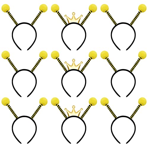 FRCOLOR 9 Stück Bienenantenne Stirnband Marienkäfer Stirnband Kopfbedeckung Cosplay Party Begünstigt Geschenk Geburtstagsfeier Liefert Kostümzubehör für Erwachsene von FRCOLOR