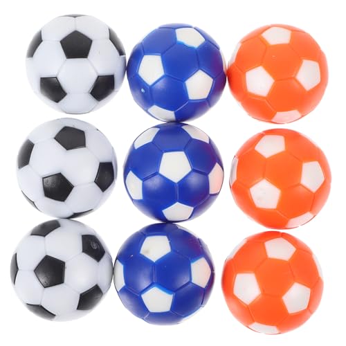 FRCOLOR 9 Stück Teiliges Bunte Tischfußball Ersatzbälle Mini Fußball Kugeln für Tischkicker Zubehör Passend für Desktop Soccer Spiele Zuhause und Party FRCOLOR 9 Stück Teiliges Bunte Tischfußball Ersatzbälle Mini Fußball Kugeln für Tischkicker Zubehör Passend für Desktop Soccer Spiele Zuhause und Party von FRCOLOR