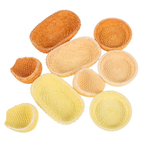 FRCOLOR 9 Stück Teiliges Miniatur Körbe Kreative DIY Dekoration für Puppenhaus Wicker Obst und Brotkörbe Versatile Zubehör für Mikrolandschaften und Miniatur Szenen FRCOLOR 9 Stück Teiliges Miniatur Körbe Kreative DIY Dekoration für Puppenhaus Wicker Obst und Brotkörbe Versatile Zubehör für Mikrolandschaften und Miniatur Szenen von FRCOLOR