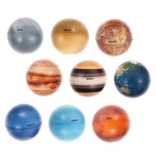 FRCOLOR 9 Stück Teiliges Planeten Softball Interaktives Lernspielzeug für Verschleißfest Stressabbauend mit Bunten Planetenmotiven Pädagogisches für Junge Mädchen und Jungen FRCOLOR 9 Stück Teiliges Planeten Softball Interaktives Lernspielzeug für Verschleißfest Stressabbauend mit Bunten Planetenmotiven Pädagogisches für Junge Mädchen und Jungen von FRCOLOR