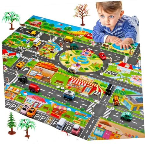 FRCOLOR 9 Stück Teiliges Verkehrszeichenspielset für Realistische Farben Stabile Materialien Pädagogisches zur Verkehrserkennung und Sicherheitserziehung Geeignet für Frühkindliches von FRCOLOR