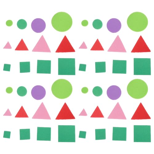 FRCOLOR 960 Stück Geometrische Schaumstoff-Aufkleber: Bastel-Flicken Aus Eva-Schwamm Für Jungen Und Mädchen, Selbstklebende Formen Für Sammelalben, Grußkarten, Klassenzimmer-Dekoration FRCOLOR 960 Stück Geometrische Schaumstoff-Aufkleber: Bastel-Flicken Aus Eva-Schwamm Für Jungen Und Mädchen, Selbstklebende Formen Für Sammelalben, Grußkarten, Klassenzimmer-Dekoration von FRCOLOR