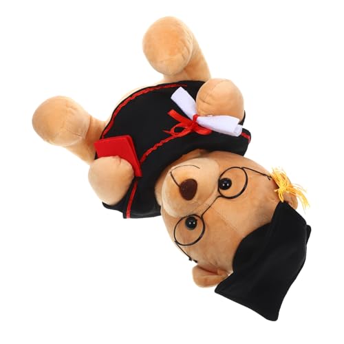 FRCOLOR Abschluss Bär Plüschspielzeug mit Doktorhut Großes Niedliches Abschlussgeschenk für Studenten Kuscheliges Plüschtier für Graduierungen Perfektes Erinnerungsstück für FRCOLOR Abschluss Bär Plüschspielzeug mit Doktorhut Großes Niedliches Abschlussgeschenk für Studenten Kuscheliges Plüschtier für Graduierungen Perfektes Erinnerungsstück für von FRCOLOR