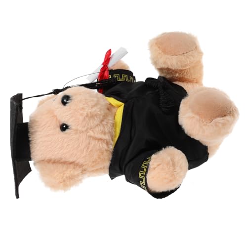 FRCOLOR Abschluss Plüschbär mit Doktorhut Süßes Kuscheltier Perfektes zur Graduierung für Partydekoration Täglicher Ornament FRCOLOR Abschluss Plüschbär mit Doktorhut Süßes Kuscheltier Perfektes zur Graduierung für Partydekoration Täglicher Ornament von FRCOLOR