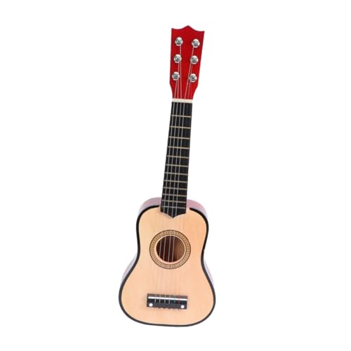 FRCOLOR Akustikgitarre für Mini Musikinstrument aus Holz für Anfänger um Gitarre zu Lernen Beige von FRCOLOR
