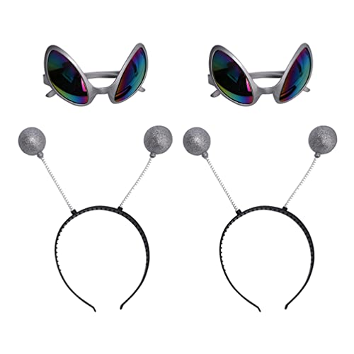 FRCOLOR Antennenkopf Boppers 2 Sets Lustige ?erirdische Antenna Stirnband Alien Brille Festival Partyzubeh?r Außerirdisches Stirnband Und FRCOLOR Antennenkopf Boppers 2 Sets Lustige ?erirdische Antenna Stirnband Alien Brille Festival Partyzubeh?r Außerirdisches Stirnband Und von FRCOLOR