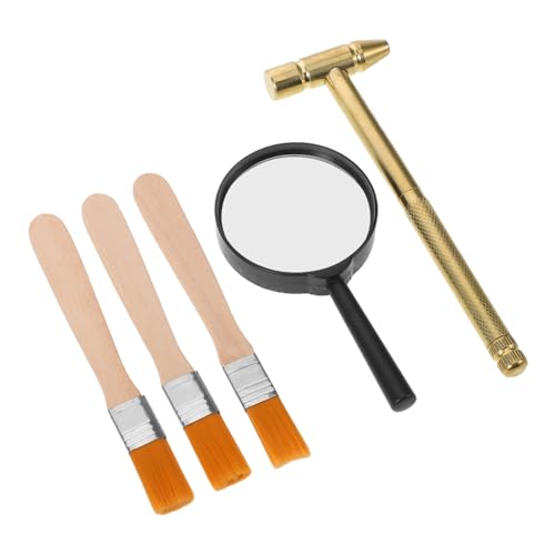 FRCOLOR Archäologie Ausgrabungsset für Teiliges Werkzeugset mit Hammer Meißel Pinsel und Lupe Realistische Grabungsspielzeuge für Jungen und Mädchen Stem Lernspielzeug für und Entdeckung FRCOLOR Archäologie Ausgrabungsset für Teiliges Werkzeugset mit Hammer Meißel Pinsel und Lupe Realistische Grabungsspielzeuge für Jungen und Mädchen Stem Lernspielzeug für und Entdeckung von FRCOLOR