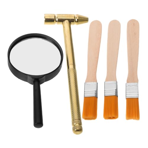 FRCOLOR Archäologie Grabset für Teiliges Ausgrabungsset mit Hammer Pinsel Meißel Lupe Pädagogisches Stem Werkzeug für Jungen Mädchen Lernspielzeug FRCOLOR Archäologie Grabset für Teiliges Ausgrabungsset mit Hammer Pinsel Meißel Lupe Pädagogisches Stem Werkzeug für Jungen Mädchen Lernspielzeug von FRCOLOR