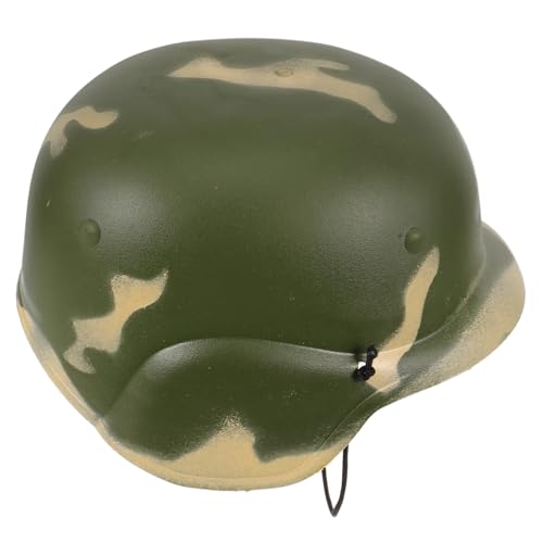 FRCOLOR Army Helm Kunststoff Camouflage Helm für Cs Spiele Bühnenauftritte Realistische Verkleidung Kopfschmuck FRCOLOR Army Helm Kunststoff Camouflage Helm für Cs Spiele Bühnenauftritte Realistische Verkleidung Kopfschmuck von FRCOLOR
