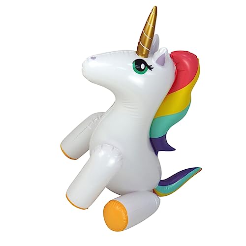 FRCOLOR Aufblasbarer Einhorn Wassersprinkler für Sommer für Garten und Outdoor Spaß aus Hochwertigem Robust und Gesund für Wasserspiele und FRCOLOR Aufblasbarer Einhorn Wassersprinkler für Sommer für Garten und Outdoor Spaß aus Hochwertigem Robust und Gesund für Wasserspiele und von FRCOLOR