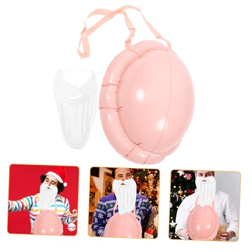 FRCOLOR Aufblasbarer Weihnachtsmann Bauch und Falscher Set Leichtes Santa Claus Cosplay Zubehör Strapazierfähig und Geeignet für Weihnachtsfeiern und Karneval Lustiges Xmas Party Kostüm FRCOLOR Aufblasbarer Weihnachtsmann Bauch und Falscher Set Leichtes Santa Claus Cosplay Zubehör Strapazierfähig und Geeignet für Weihnachtsfeiern und Karneval Lustiges Xmas Party Kostüm von FRCOLOR