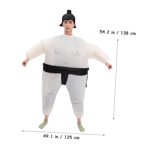 FRCOLOR Aufblasbares Kostüm Lustiges Polyester Wrestling Outfit Halloween Cosplay Bühnenperformance Unisex FRCOLOR Aufblasbares Kostüm Lustiges Polyester Wrestling Outfit Halloween Cosplay Bühnenperformance Unisex von FRCOLOR