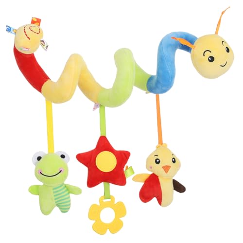 FRCOLOR Babyschleife Spirale mit Klingel für Kinderwagen und Babybett Bunte Motorikspirale zum Aufhängen Sensorische Stimulation durch Klang Geeignet für Neugeborene und Kleinkinder FRCOLOR Babyschleife Spirale mit Klingel für Kinderwagen und Babybett Bunte Motorikspirale zum Aufhängen Sensorische Stimulation durch Klang Geeignet für Neugeborene und Kleinkinder von FRCOLOR