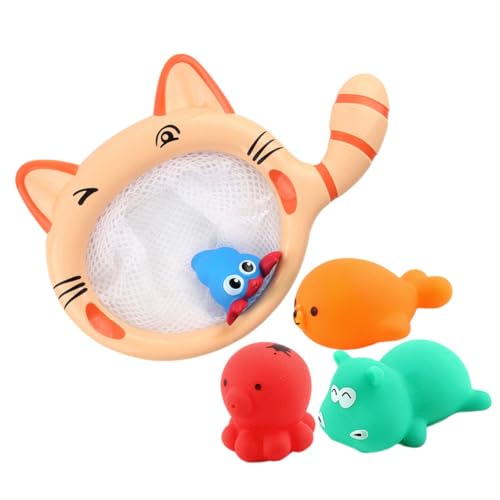 FRCOLOR Badespielzeug Teilig Fischen Badnetz Leicht Tragbar Sicher für Junge Mädchen Kleinkinder Badewanne Pool FRCOLOR Badespielzeug Teilig Fischen Badnetz Leicht Tragbar Sicher für Junge Mädchen Kleinkinder Badewanne Pool von FRCOLOR