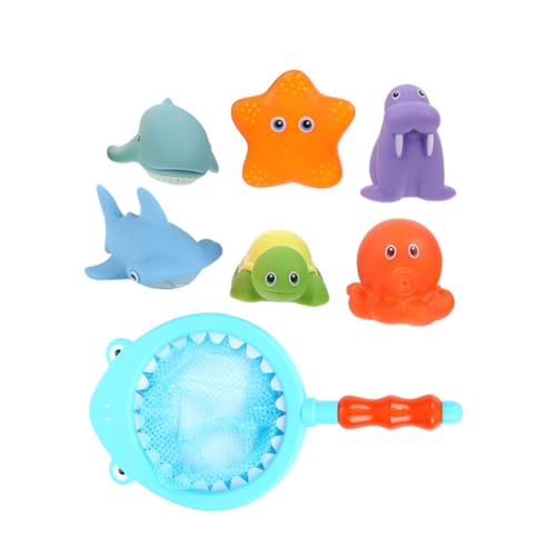 FRCOLOR Badespielzeug für Kleinkinder Bunte Tiere mit Netz zum Leichtes Badewannenspielzeug Kreativität Hand Auge Koordination und Farberkennung Beim Baden FRCOLOR Badespielzeug für Kleinkinder Bunte Tiere mit Netz zum Leichtes Badewannenspielzeug Kreativität Hand Auge Koordination und Farberkennung Beim Baden von FRCOLOR