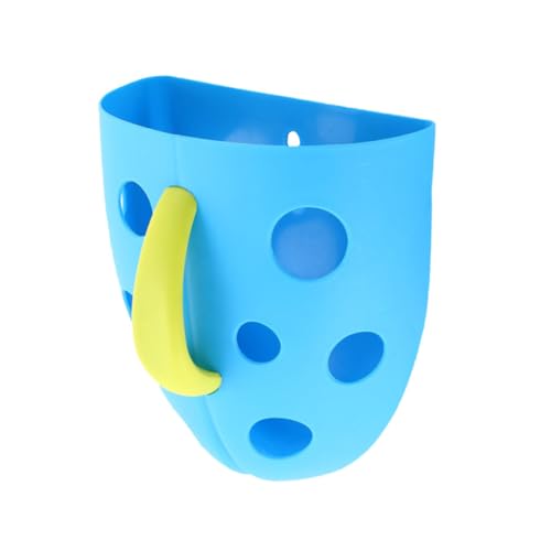FRCOLOR Badewannenspielzeug Organizer mit Saugnäpfen Wandmontierter Aufbewahrungskorb für Badespielzeug für Badezimmer Sorgt für Ordnung und Sauberkeit Beim Baden von FRCOLOR