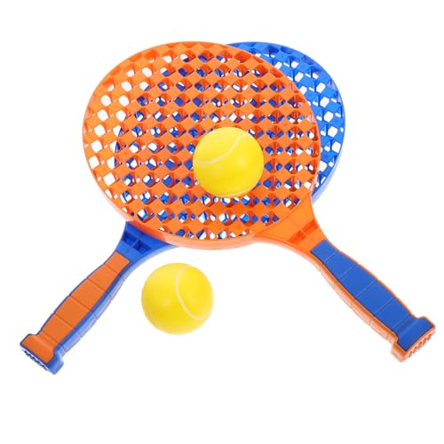 FRCOLOR Badminton Spielset für Plastikrackets und Bälle für Outdoor Sportarten für Strand Park und Garten Fördert die Körperliche Aktivität und Macht Spaß Beim von FRCOLOR