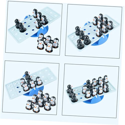 FRCOLOR Balance Pinguin Wippe aus Robustem Kunststoff Balance Spiel für Ab Jahren Fördert Gleichgewicht Kreativität und Spielerisches Lernen mit Familie und Freunden von FRCOLOR