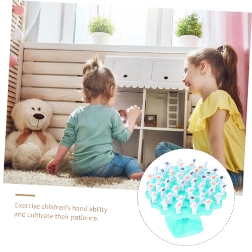 FRCOLOR Balancierendes Astronauten Stapelspielzeug aus Sicherem PP Pädagogisches Kinderspiel für Jungen und Mädchen Fördert Soziale Fähigkeiten und Kognitive Entwicklung Buntes Balance von FRCOLOR